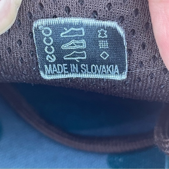 ECCO LEATHER SNEAKERS SIZE 44 - Picture 6 of 9